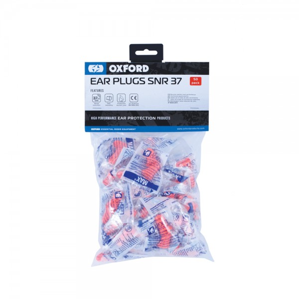 Oxford OXFORD SNR37 EAR PLUGS 50 PAIRS